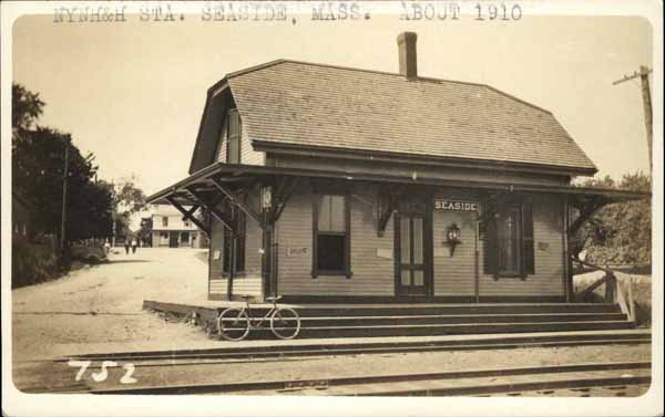 New York, New Haven & Hartford Station, Seaside, Massachusetts. About 1910