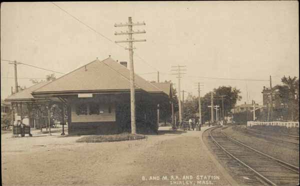 Boston and Maine Railroad and Station, Shirley, Massachusetts