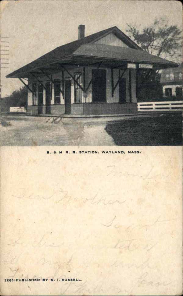 Boston & Maine Railroad Station, Wayland, Massachusetts