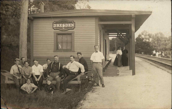 Railroad Station, Dresden, Maine