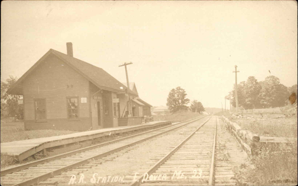 Railroad Station, East Dover, Maine
