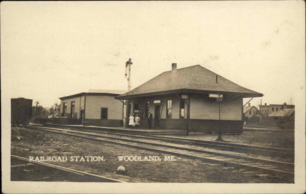 Railroad Station, Woodland, Maine