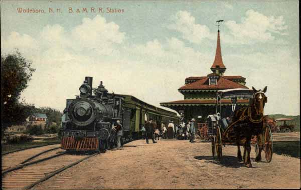 Wolfeboro, New Hampshire. Boston & Maine Railroad Station