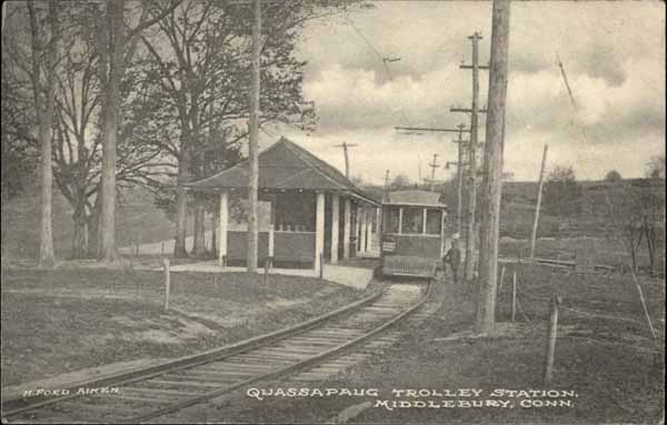 Quassapaug Trolley Station, Middlebury, Connecticut