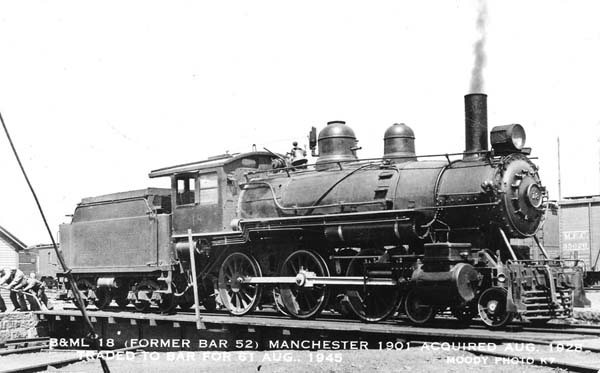 Belfast & Moosehead Lake #18, former Bangor & Aroostook #52